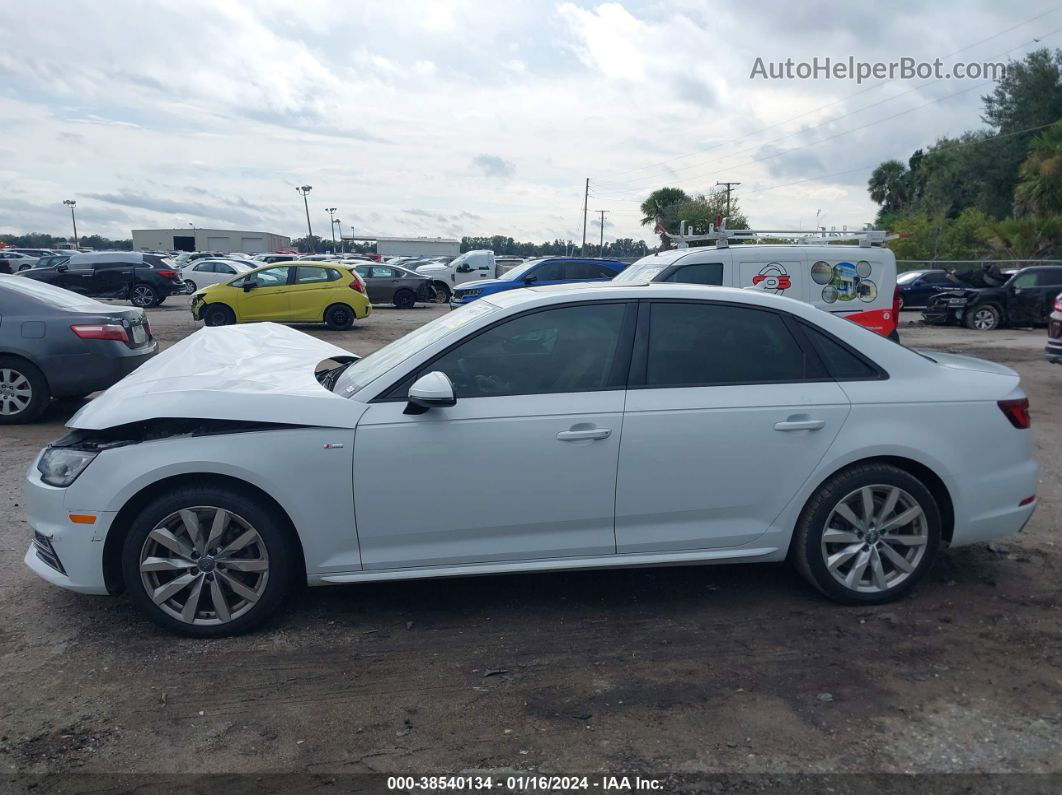 2018 Audi A4 2.0t Tech Ultra Premium/2.0t Ultra Premium White vin: WAUKMAF42JA045575