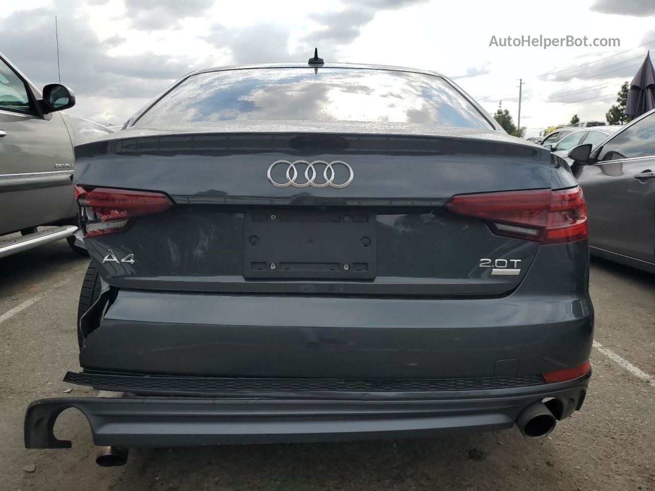 2018 Audi A4 Premium Угольный vin: WAUKMAF42JA091004