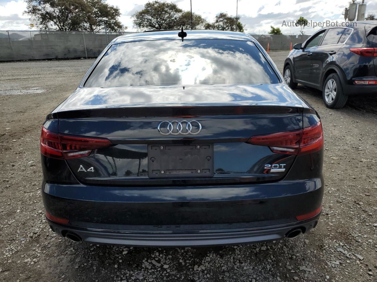 2018 Audi A4 Premium Black vin: WAUKMAF42JA168230