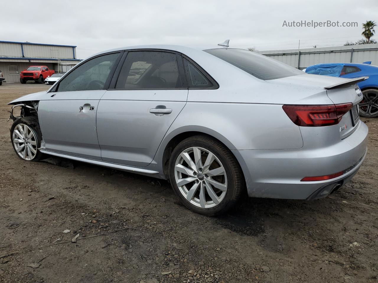 2018 Audi A4 Premium Silver vin: WAUKMAF42JA203705