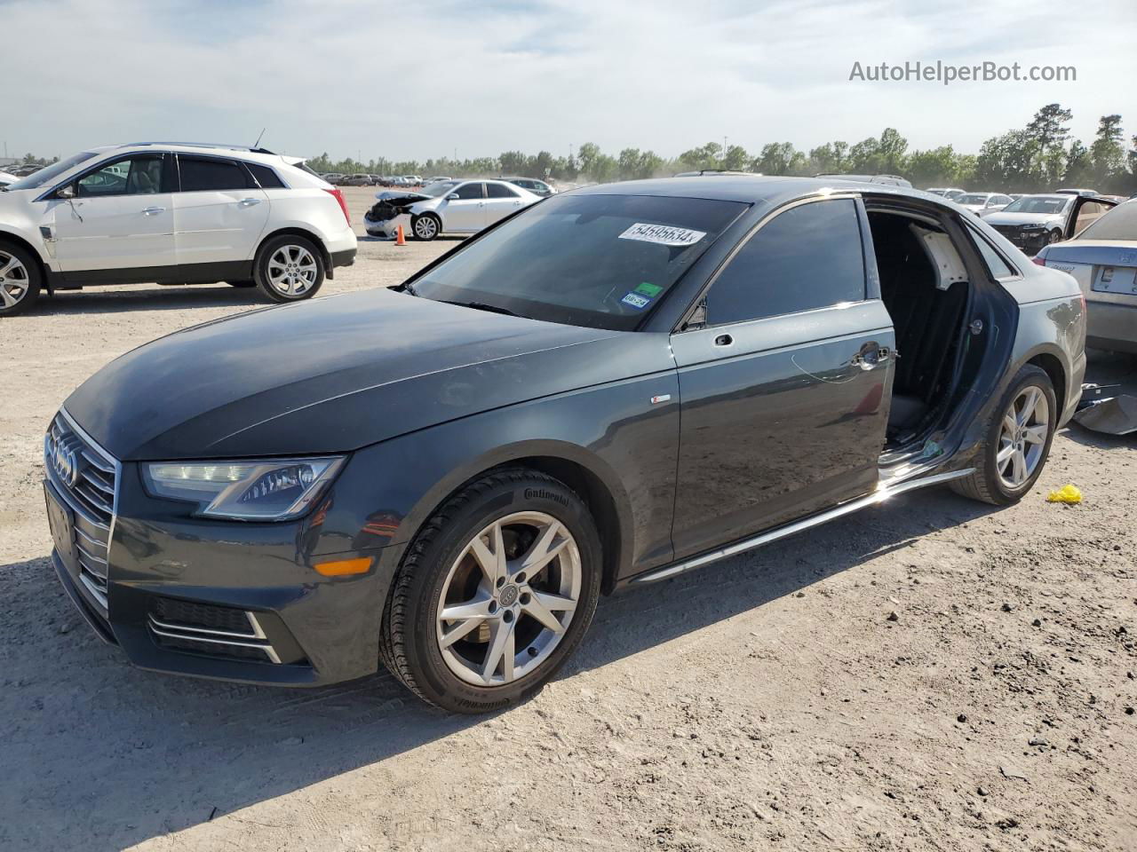 2018 Audi A4 Premium Charcoal vin: WAUKMAF43JA087074