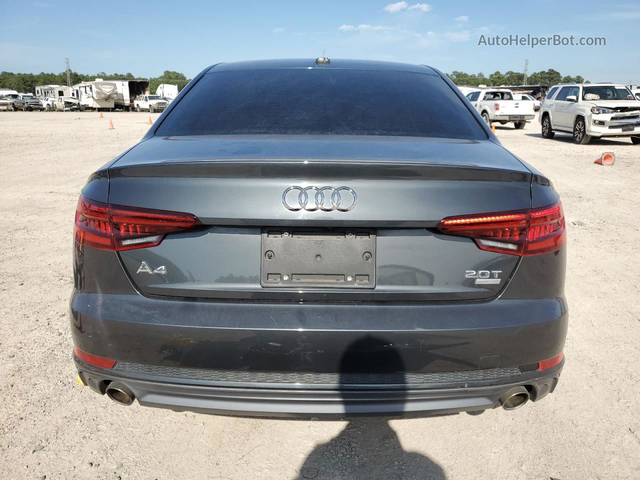 2018 Audi A4 Premium Charcoal vin: WAUKMAF43JA087074