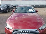 2018 Audi A4 2.0t Tech Ultra Premium/2.0t Ultra Premium Red vin: WAUKMAF43JA122387