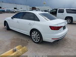 2018 Audi A4 2.0t Tech Ultra Premium/2.0t Ultra Premium White vin: WAUKMAF43JA211893