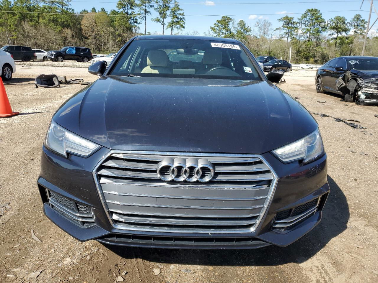 2017 Audi A4 Ultra Premium Blue vin: WAUKMAF44HN059917