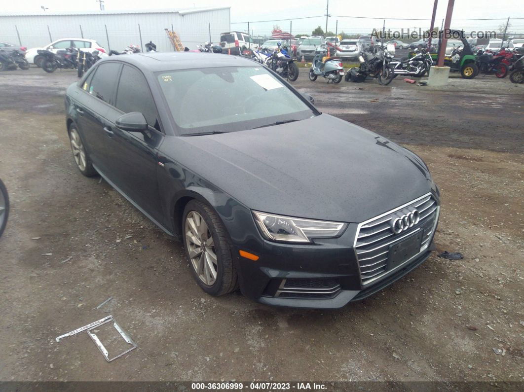 2018 Audi A4 Premium/tech Premium Gray vin: WAUKMAF44JA030527