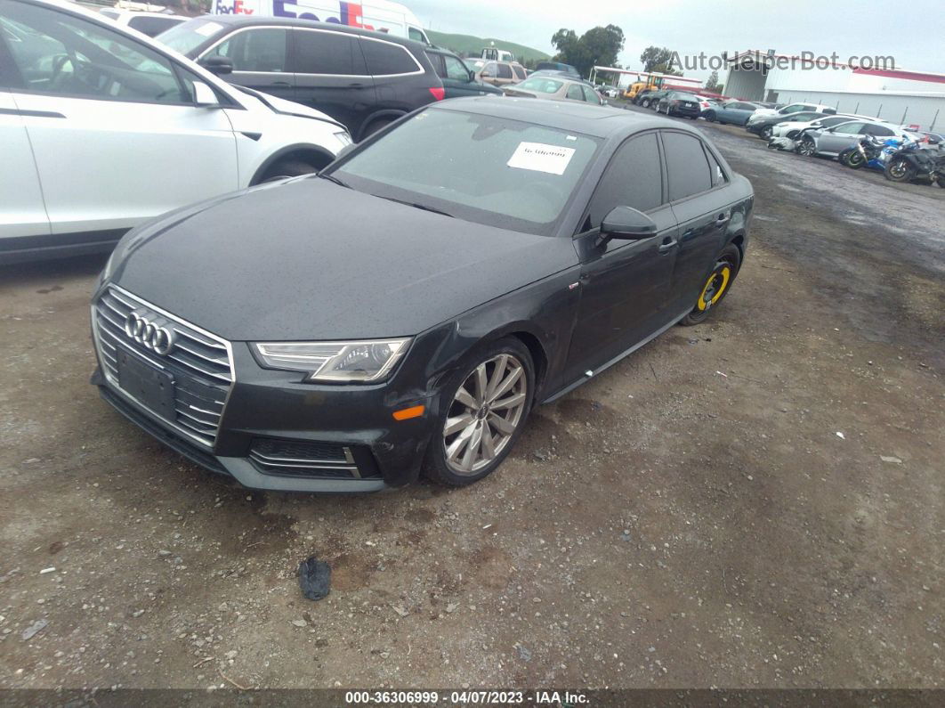 2018 Audi A4 Premium/tech Premium Gray vin: WAUKMAF44JA030527