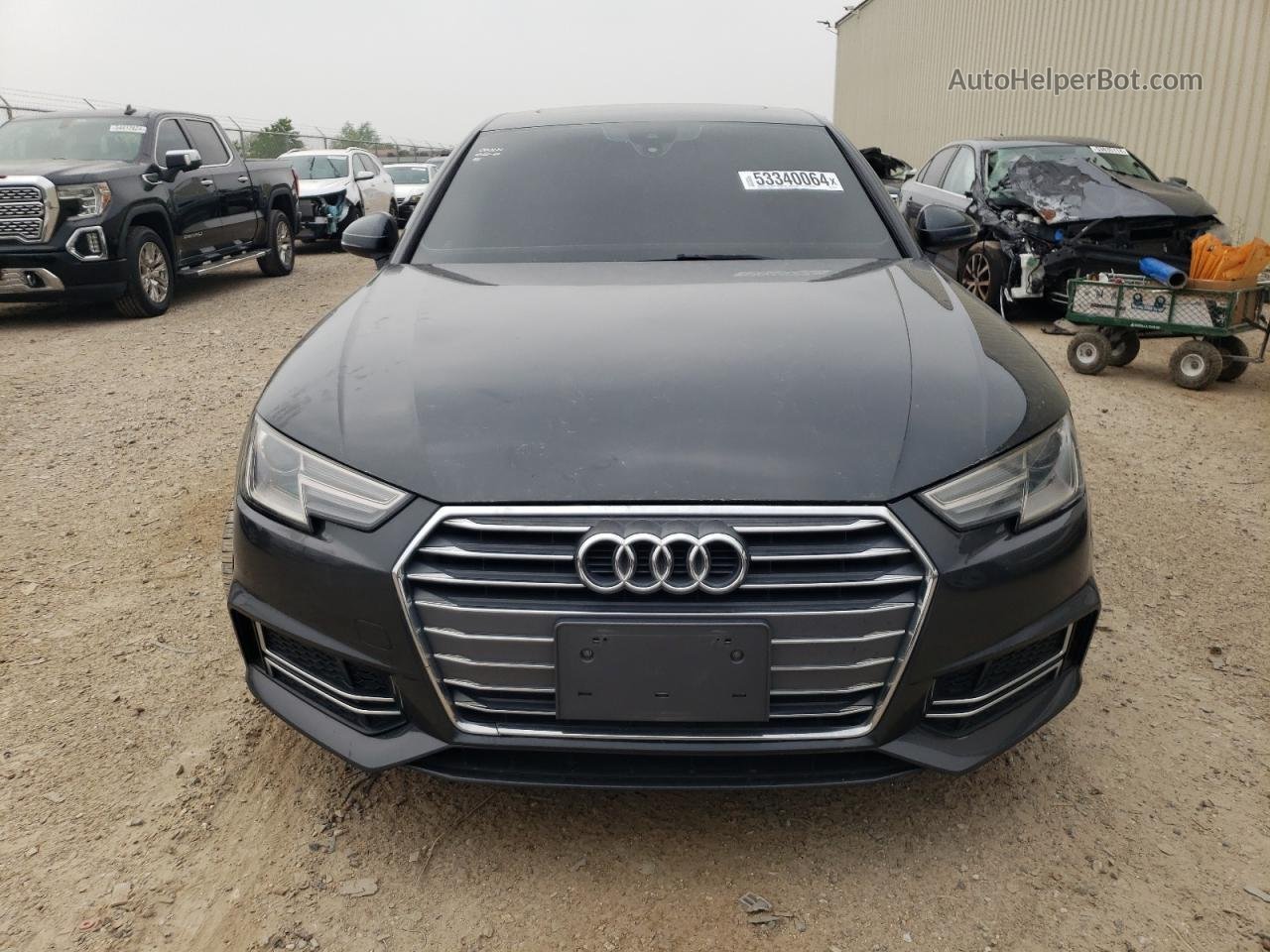 2018 Audi A4 Premium Gray vin: WAUKMAF44JA205794