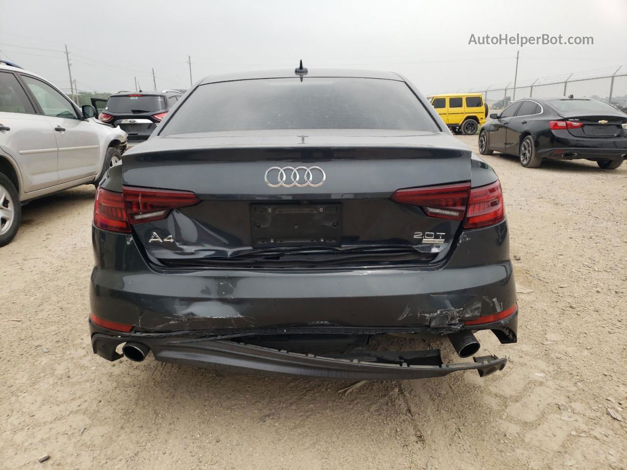 2018 Audi A4 Premium Gray vin: WAUKMAF44JA205794