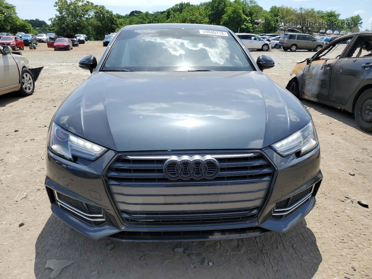 2018 Audi A4 Premium Black vin: WAUKMAF44JA232607