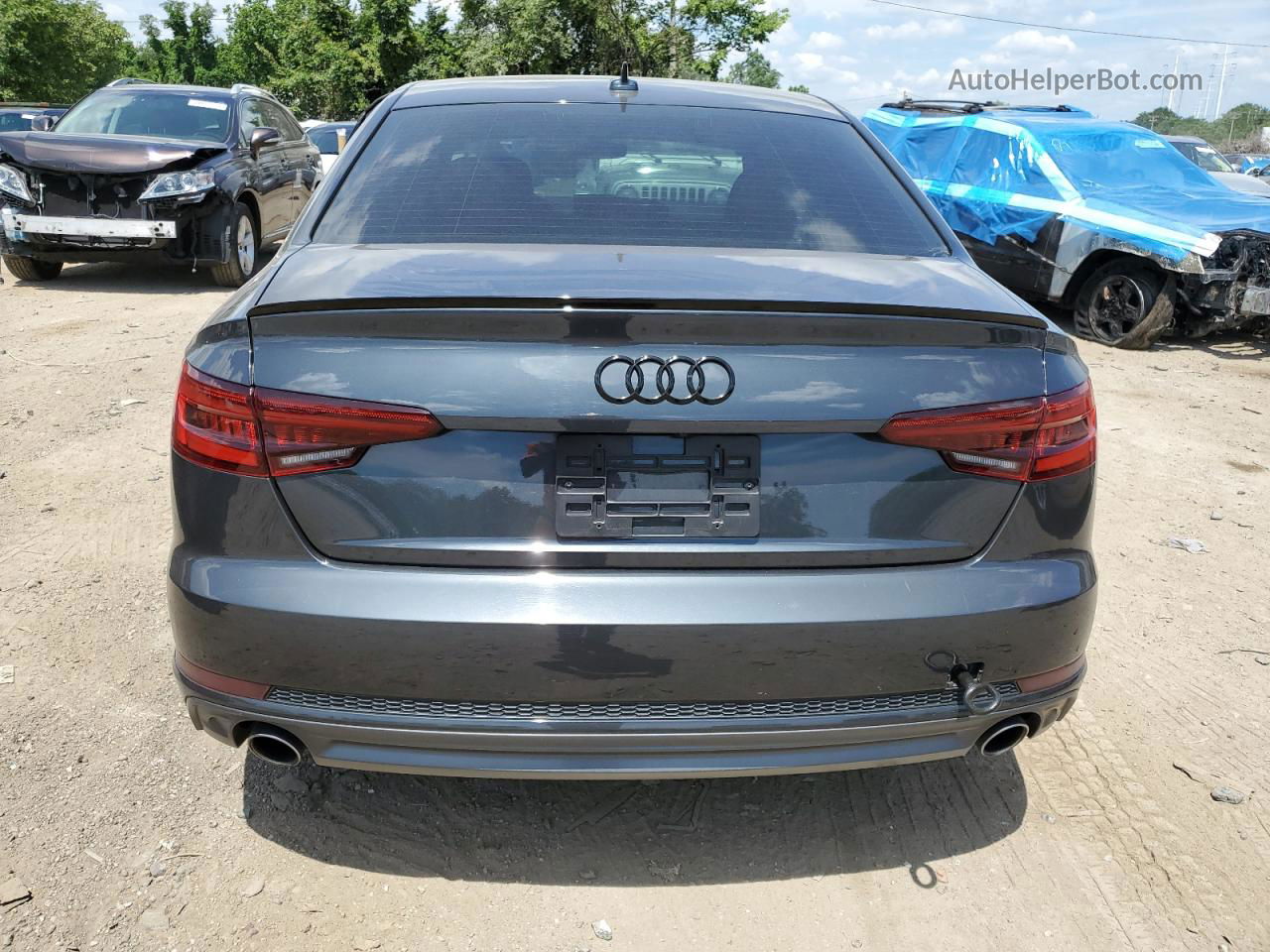 2018 Audi A4 Premium Black vin: WAUKMAF44JA232607