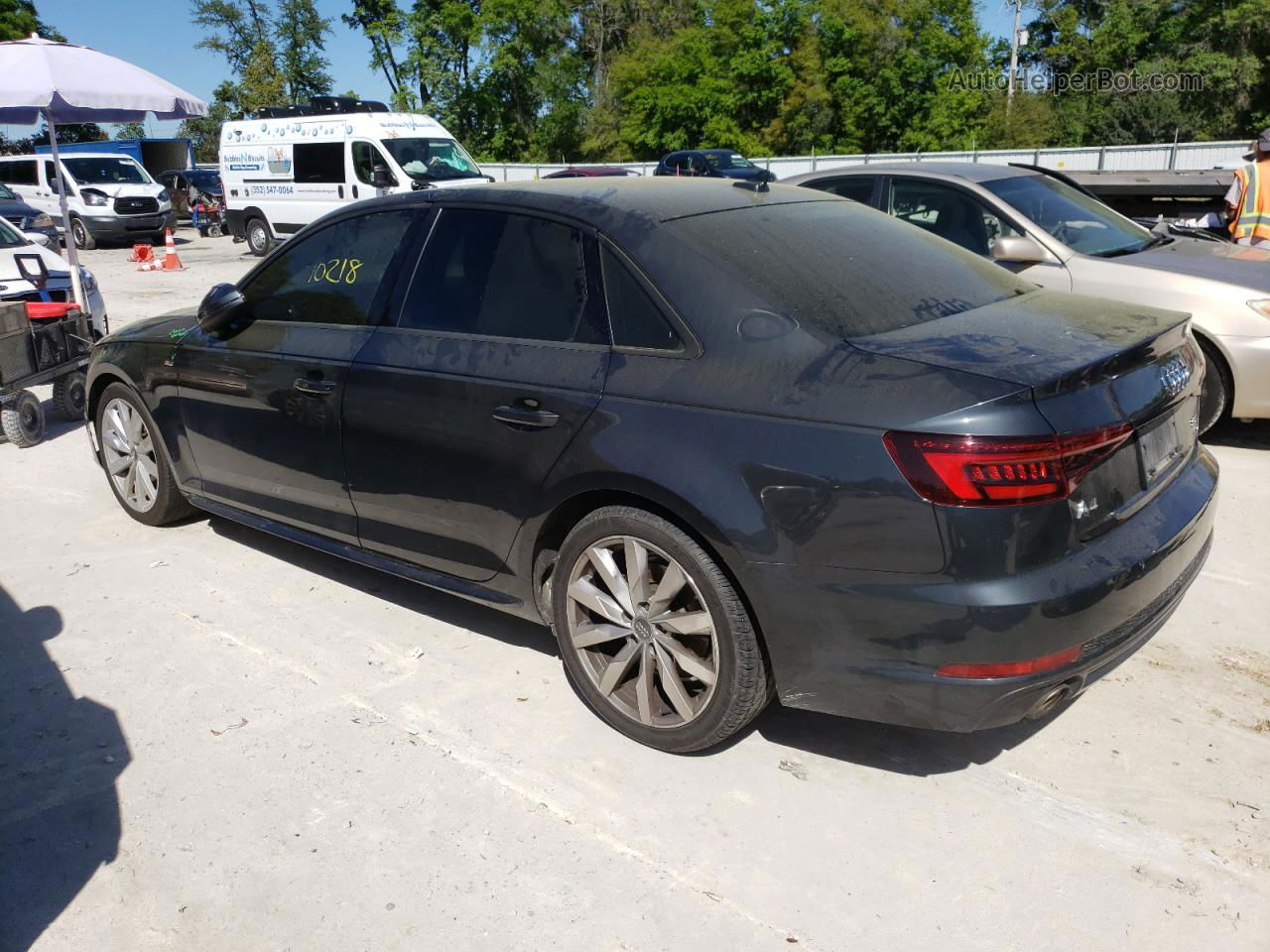 2018 Audi A4 Premium Gray vin: WAUKMAF44JN015325