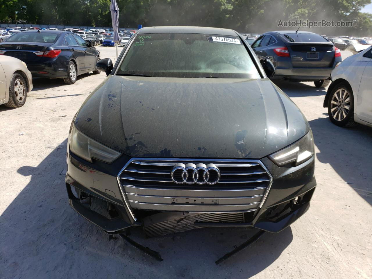 2018 Audi A4 Premium Gray vin: WAUKMAF44JN015325