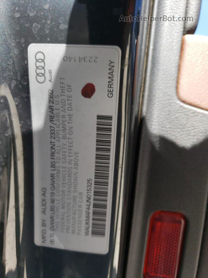 2018 Audi A4 Premium Gray vin: WAUKMAF44JN015325