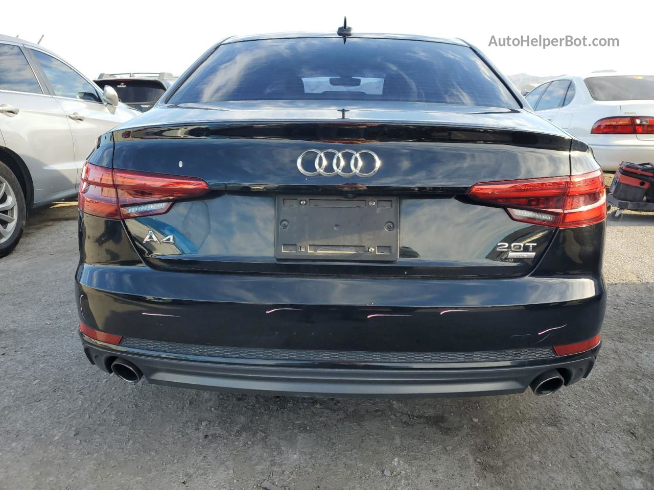 2017 Audi A4 Ultra Premium Черный vin: WAUKMAF45HN053592