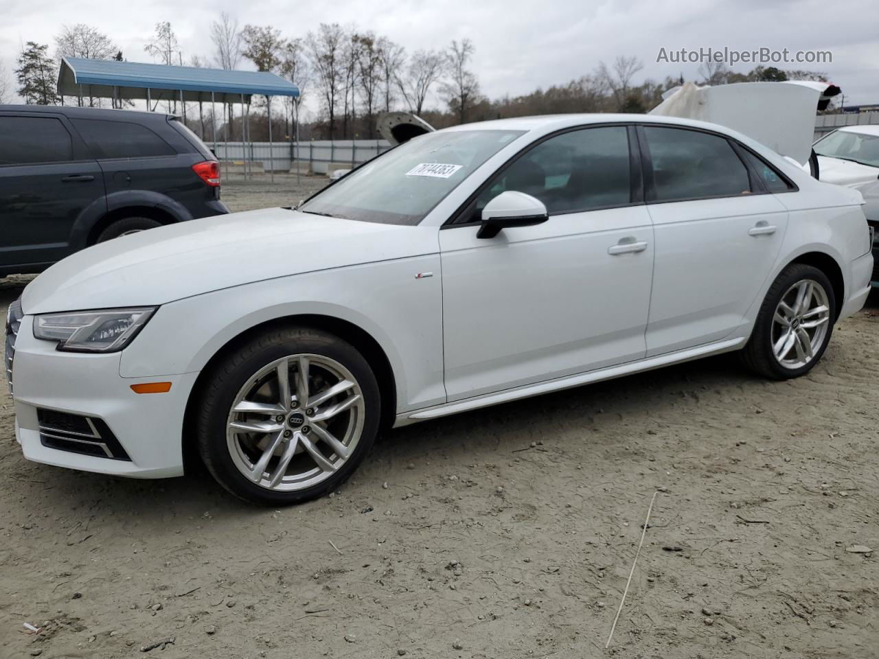 2017 Audi A4 Ultra Premium White vin: WAUKMAF45HN060204