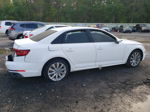 2018 Audi A4 Premium White vin: WAUKMAF45JN011011