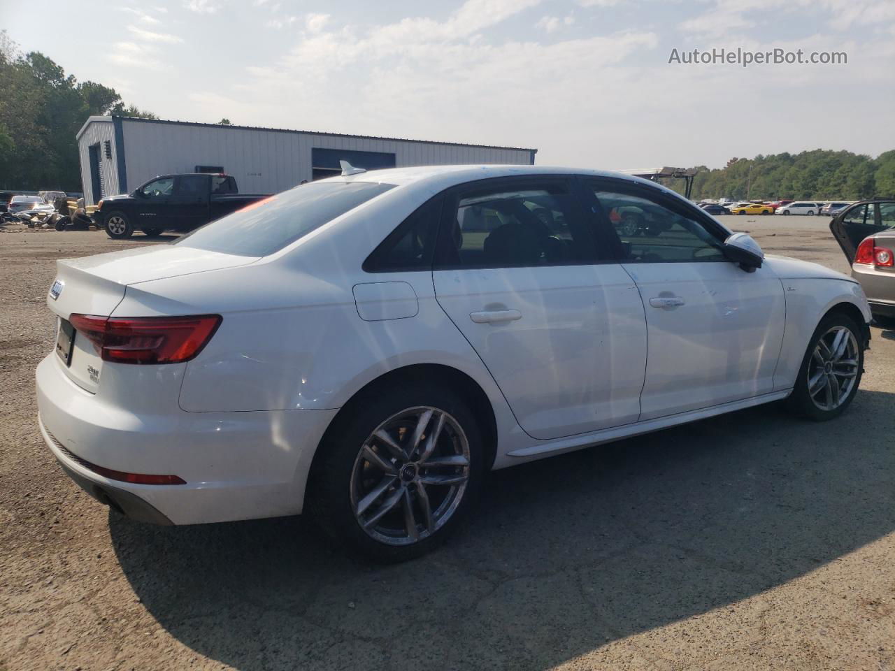 2017 Audi A4 Ultra Premium White vin: WAUKMAF46HN058820