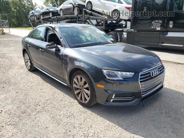 2018 Audi A4 Premium Gray vin: WAUKMAF46JA142066