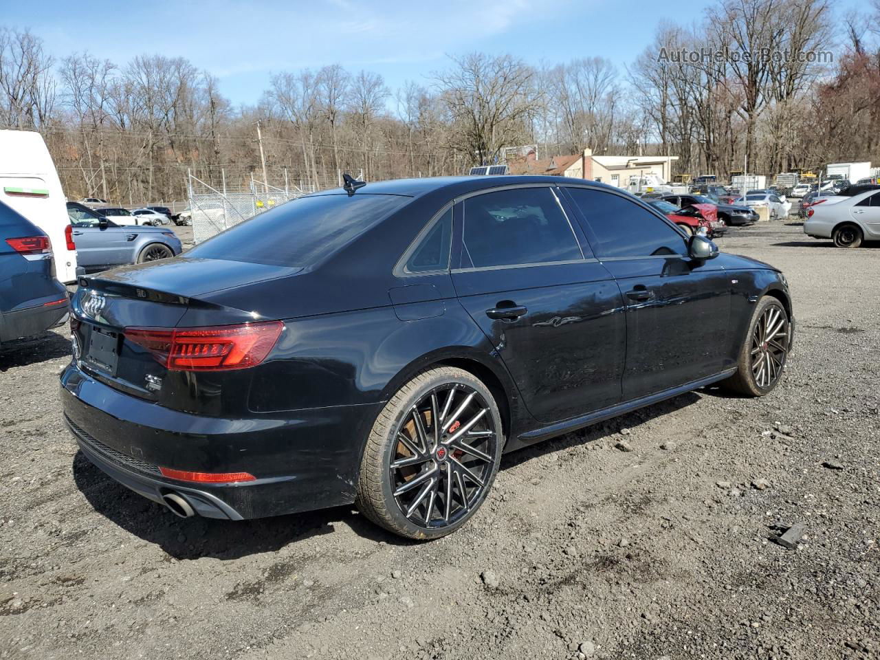 2018 Audi A4 Premium Черный vin: WAUKMAF46JA227425