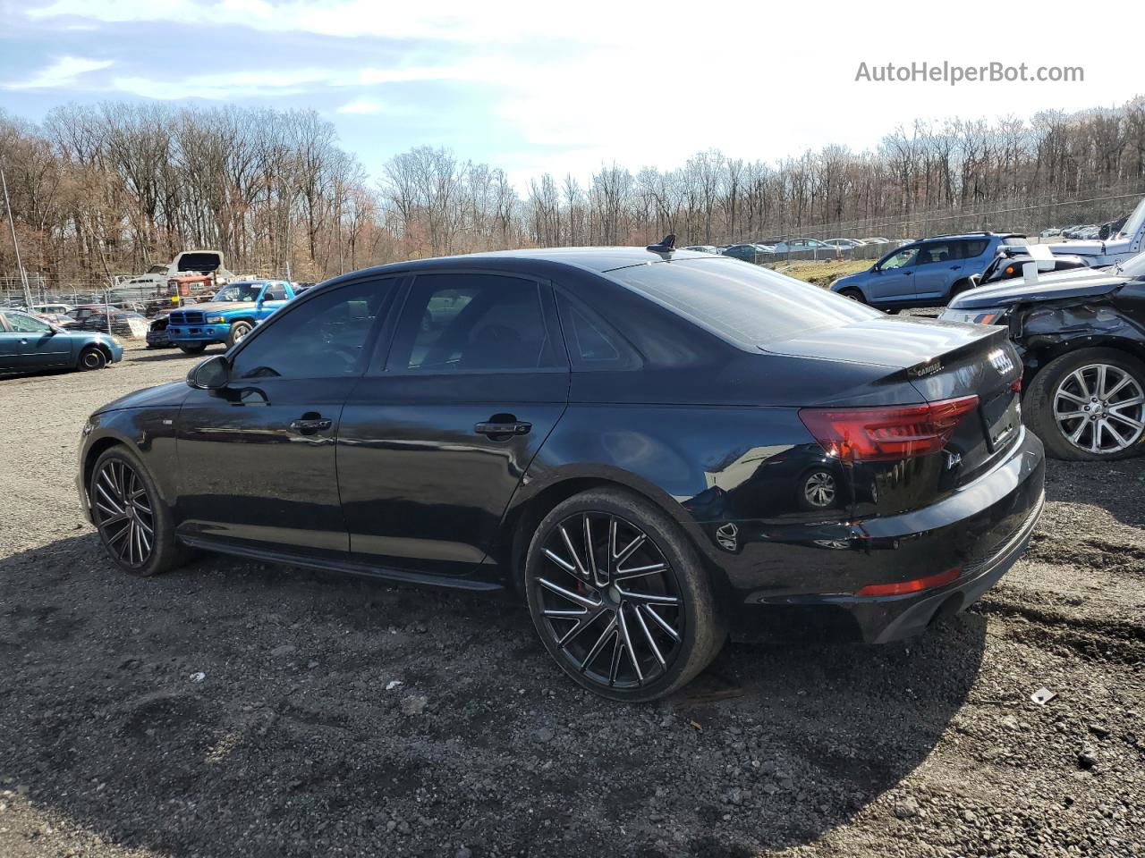 2018 Audi A4 Premium Черный vin: WAUKMAF46JA227425