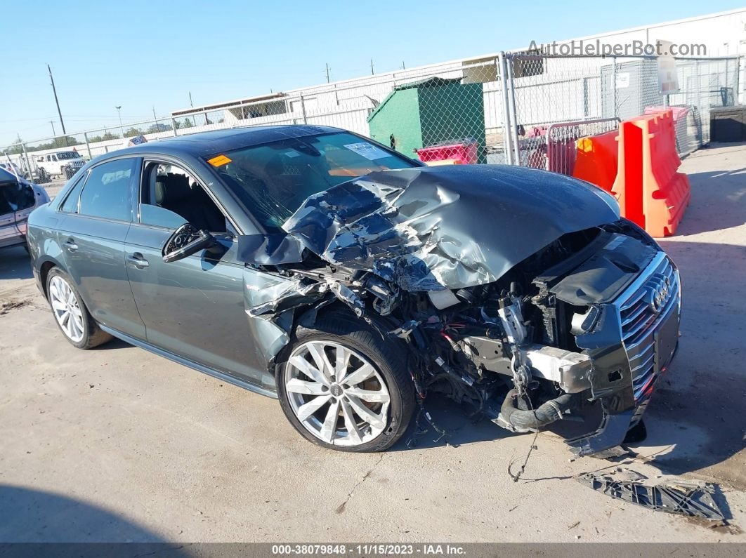 2018 Audi A4 2.0t Tech Ultra Premium/2.0t Ultra Premium Gray vin: WAUKMAF47JA082783