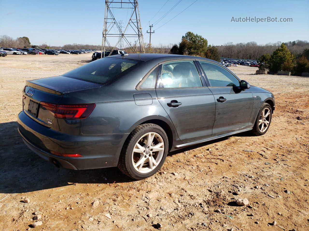 2018 Audi A4 Premium Gray vin: WAUKMAF47JA154419