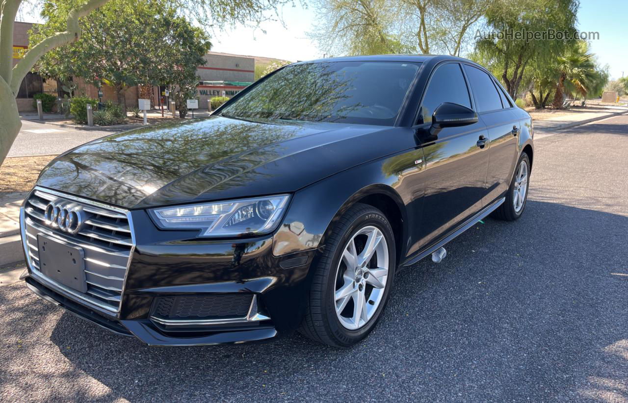 2018 Audi A4 Premium Black vin: WAUKMAF47JA169454