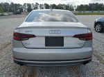 2018 Audi A4 Premium Silver vin: WAUKMAF47JA230950