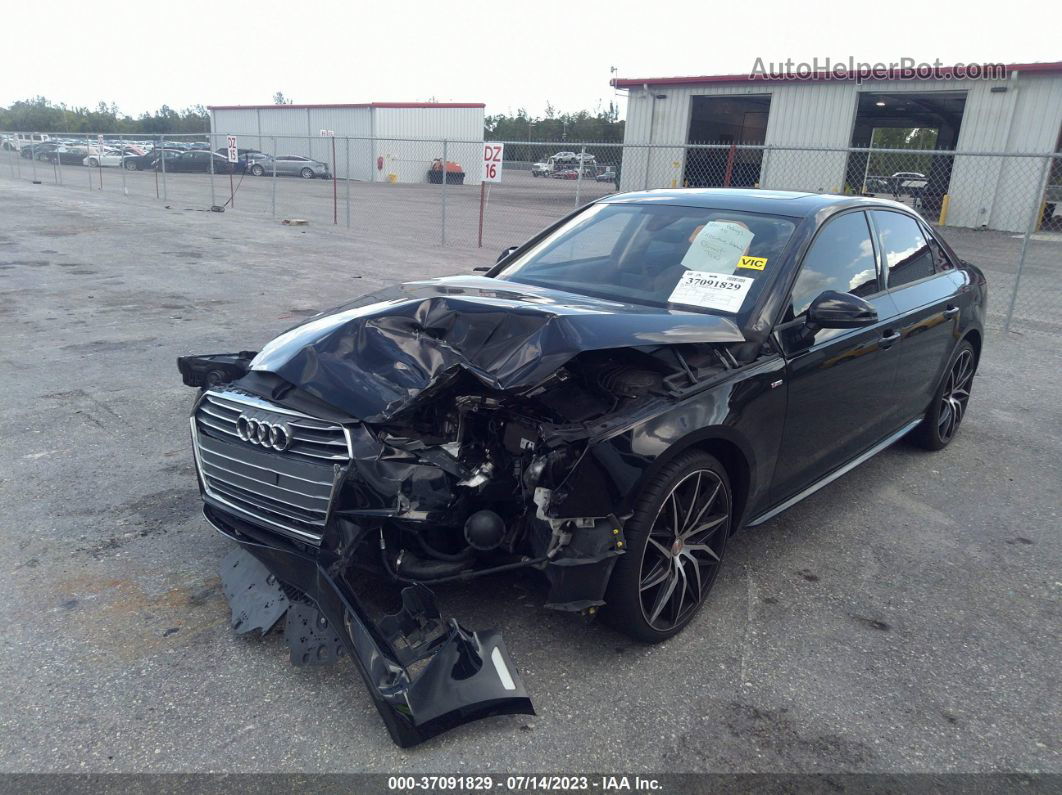 2018 Audi A4 Premium/tech Premium Black vin: WAUKMAF47JN006795