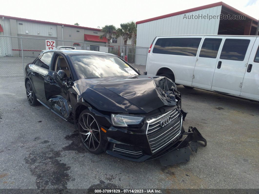 2018 Audi A4 Premium/tech Premium Black vin: WAUKMAF47JN006795