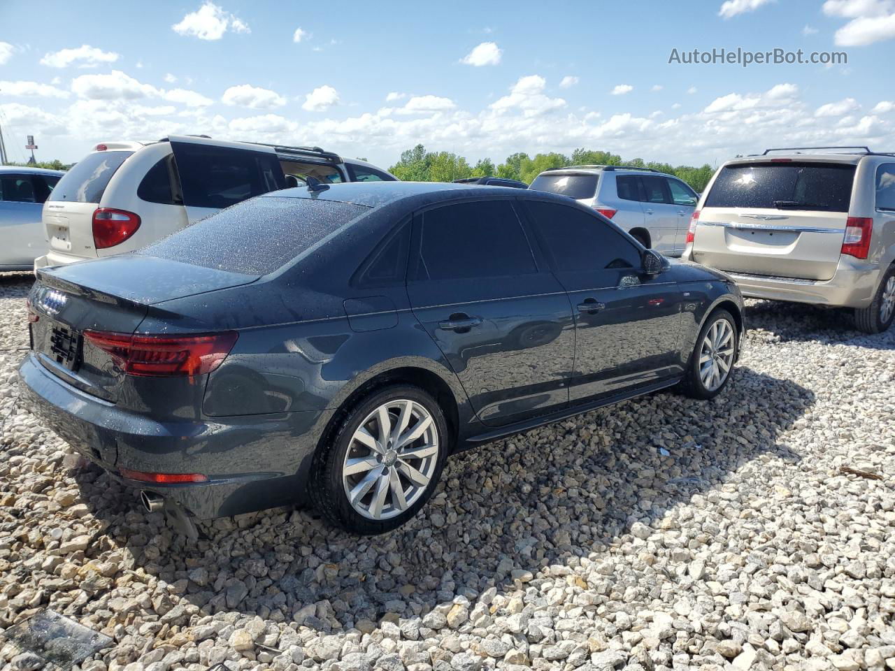 2018 Audi A4 Premium Charcoal vin: WAUKMAF48JA094800