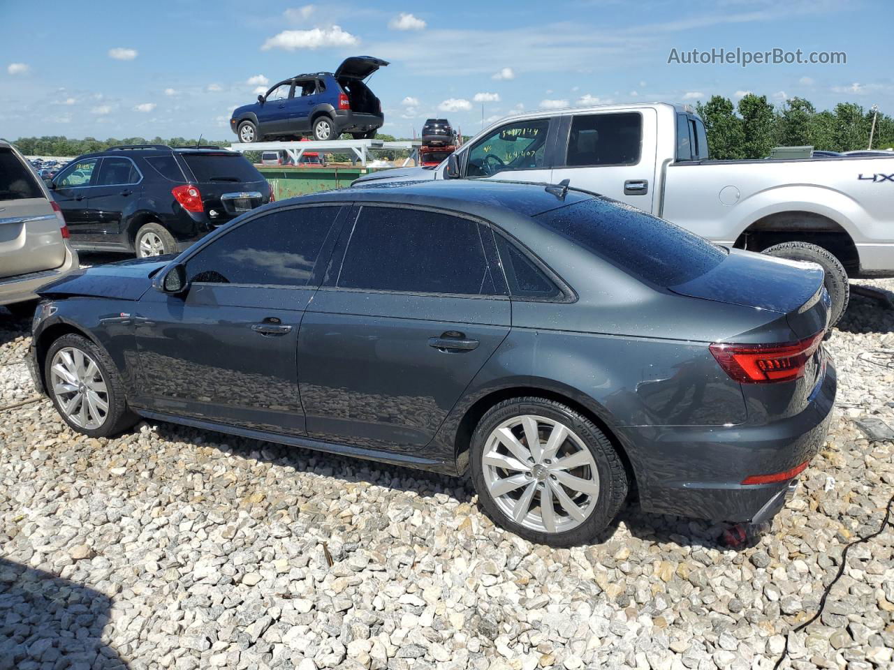 2018 Audi A4 Premium Charcoal vin: WAUKMAF48JA094800