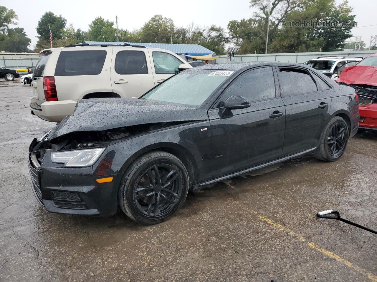 2017 Audi A4 Ultra Premium Black vin: WAUKMAF49HN055085