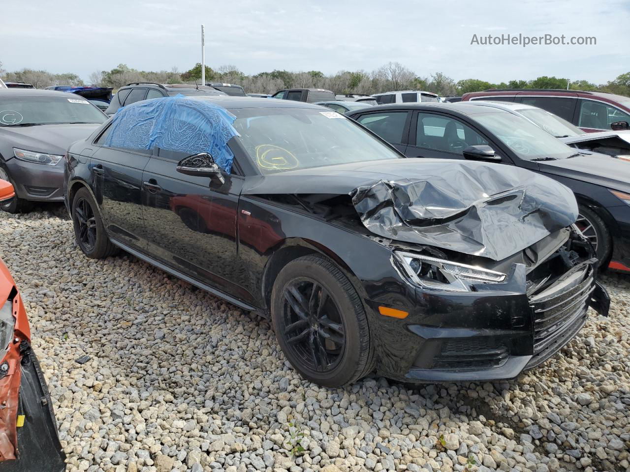 2017 Audi A4 Ultra Premium Black vin: WAUKMAF49HN055085