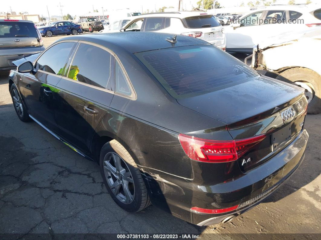 2018 Audi A4 2.0t Tech Ultra Premium/2.0t Ultra Premium Black vin: WAUKMAF49JA028126