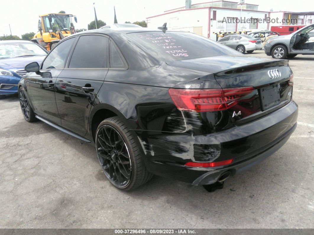 2018 Audi A4 Premium/tech Premium Black vin: WAUKMAF49JA203975