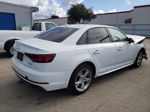 2018 Audi A4 Premium White vin: WAUKMAF49JA232392