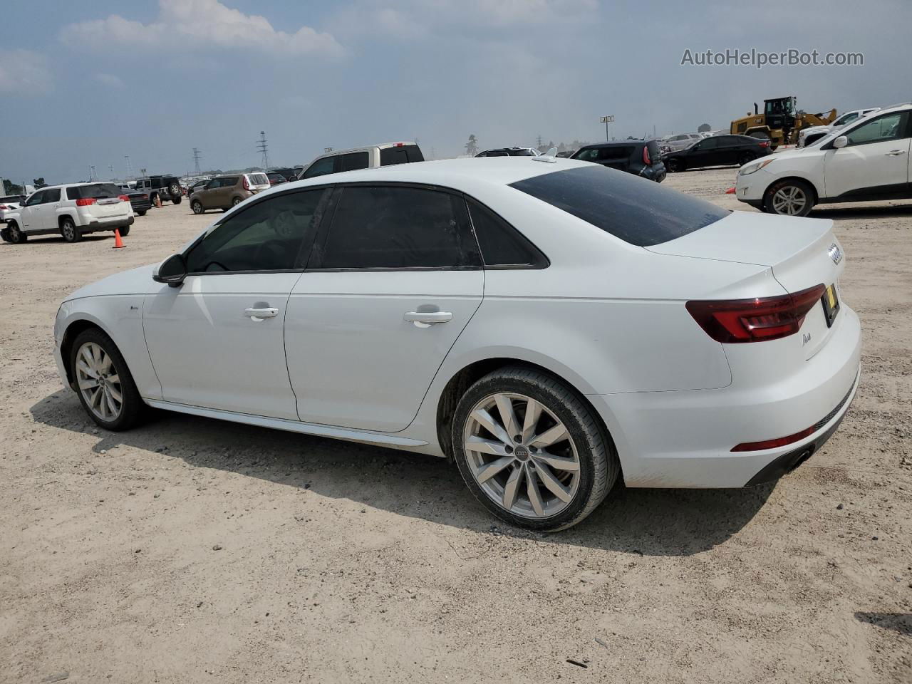 2018 Audi A4 Premium White vin: WAUKMAF4XJN013465