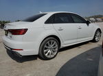 2018 Audi A4 Premium White vin: WAUKMAF4XJN013465