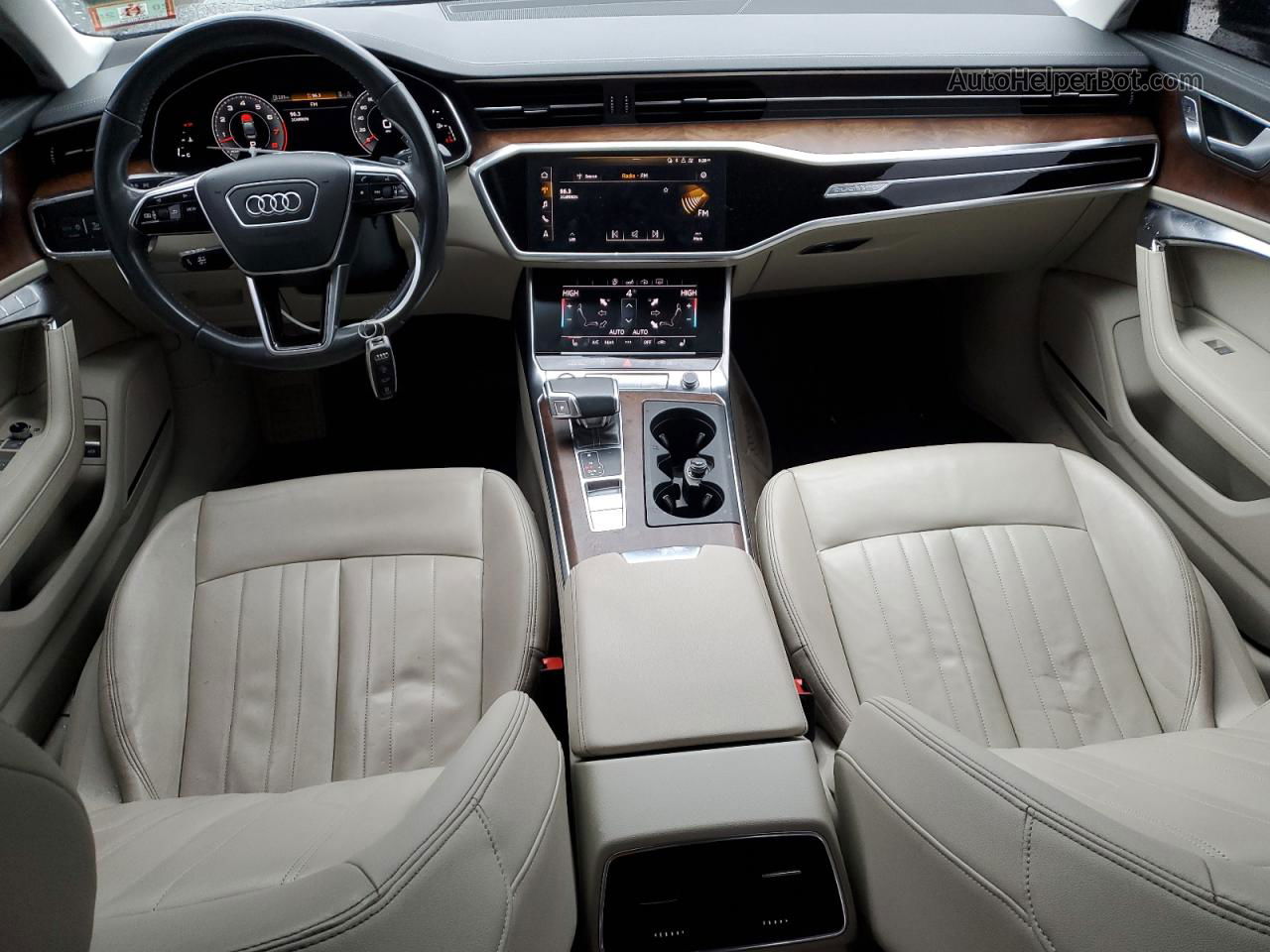 2019 Audi A6 Premium Plus Черный vin: WAUL2AF20KN022279