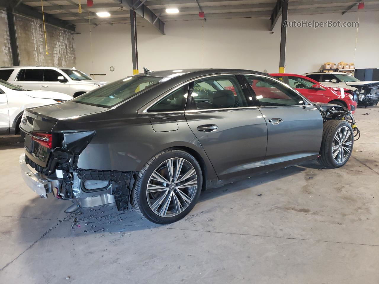 2019 Audi A6 Premium Plus Gray vin: WAUL2AF20KN023206