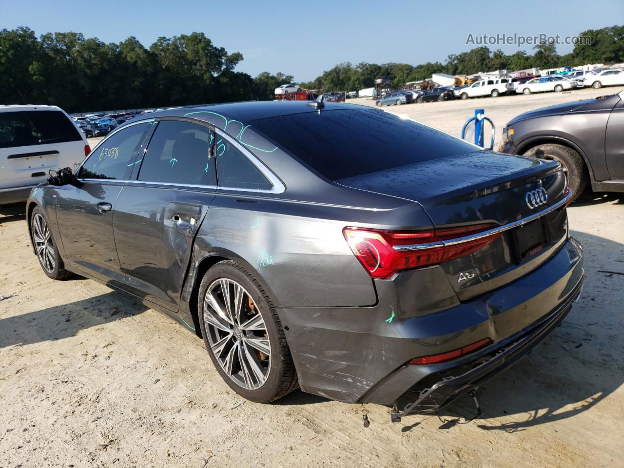 2019 Audi A6 Premium Plus Gray vin: WAUL2AF20KN038014