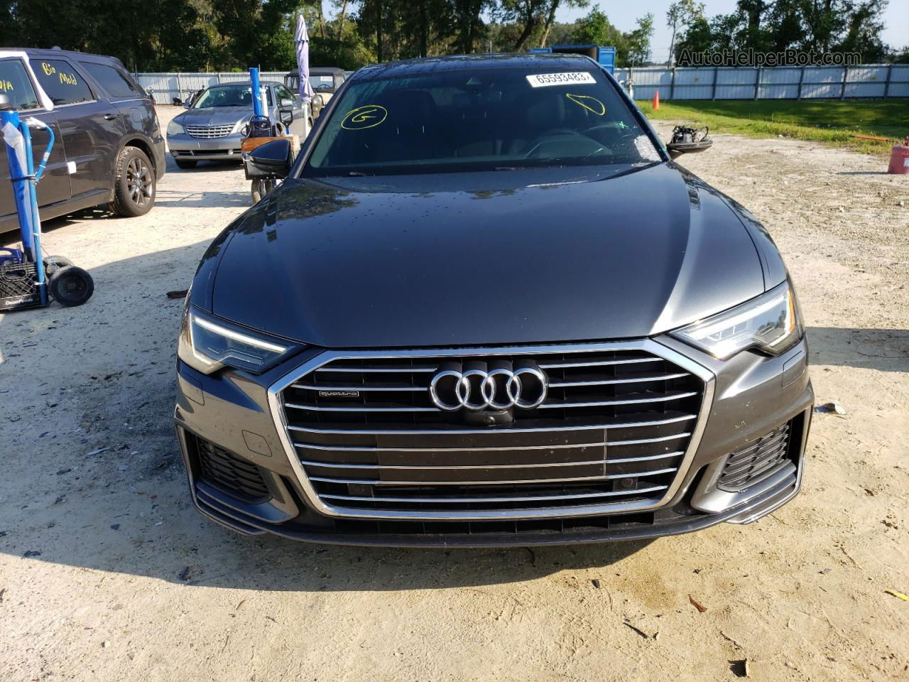 2019 Audi A6 Premium Plus Gray vin: WAUL2AF20KN038014