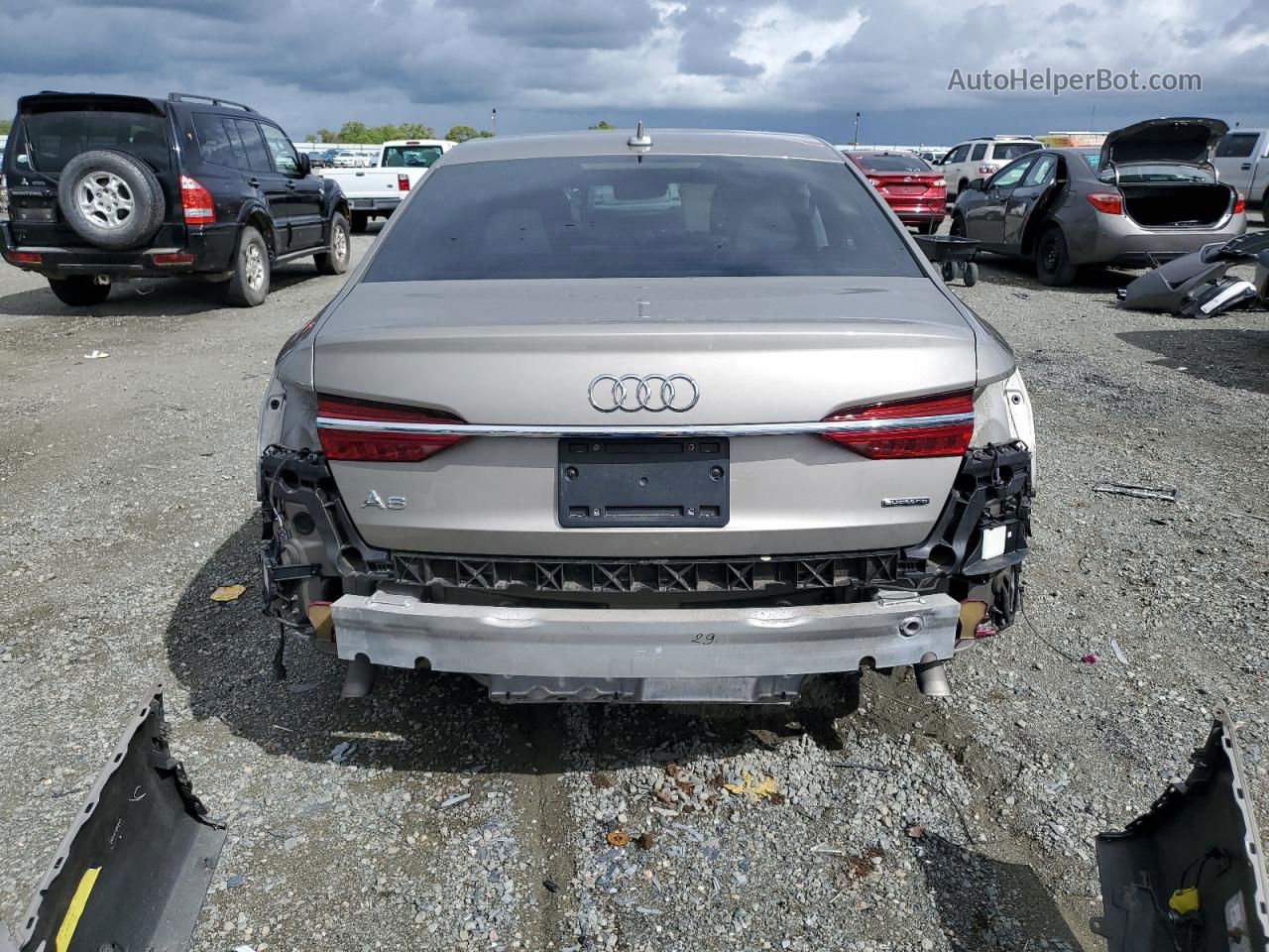 2019 Audi A6 Premium Plus Brown vin: WAUL2AF21KN111214