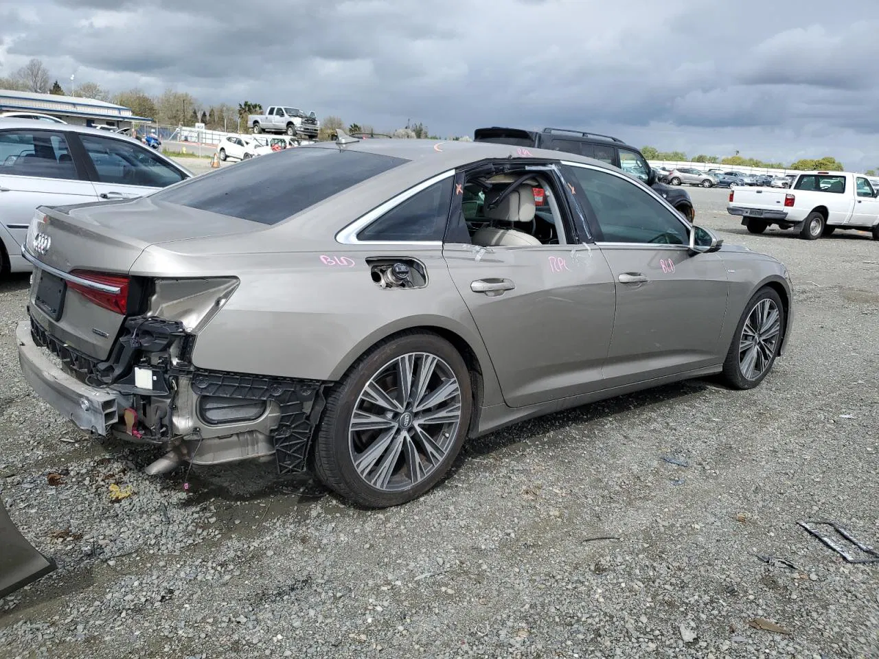 2019 Audi A6 Premium Plus Brown vin: WAUL2AF21KN111214