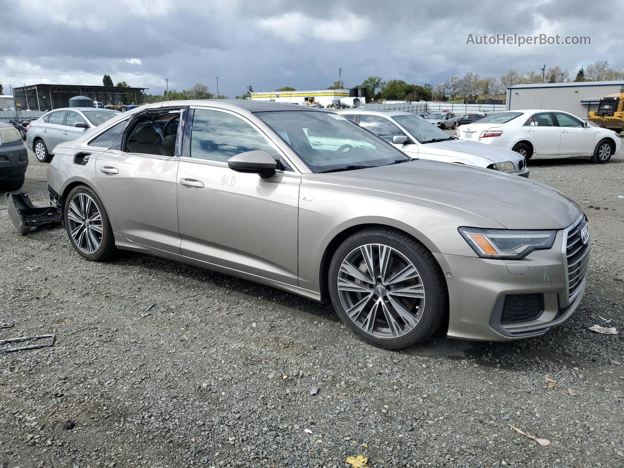 2019 Audi A6 Premium Plus Brown vin: WAUL2AF21KN111214