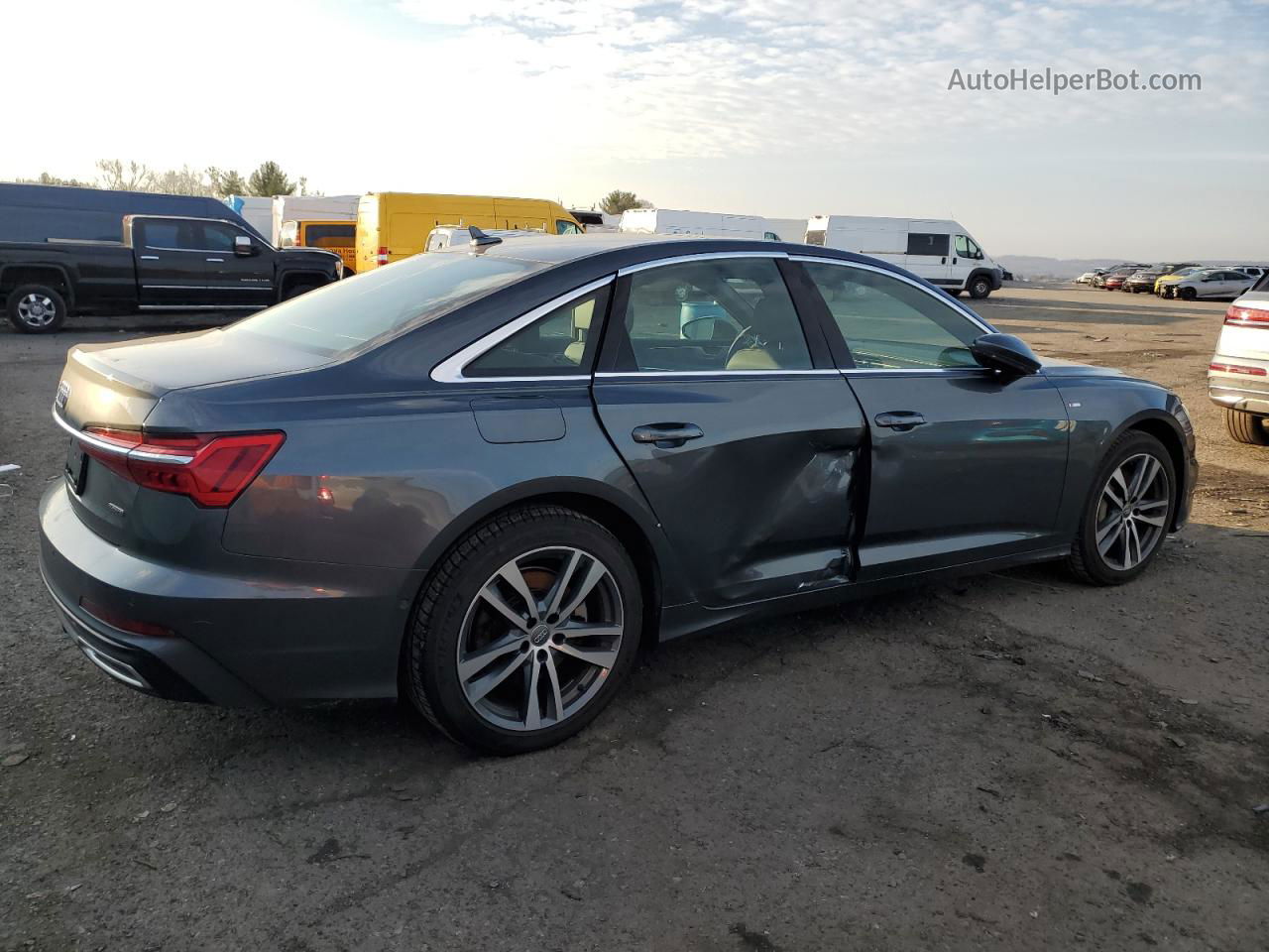 2019 Audi A6 Premium Plus Серый vin: WAUL2AF23KN098630