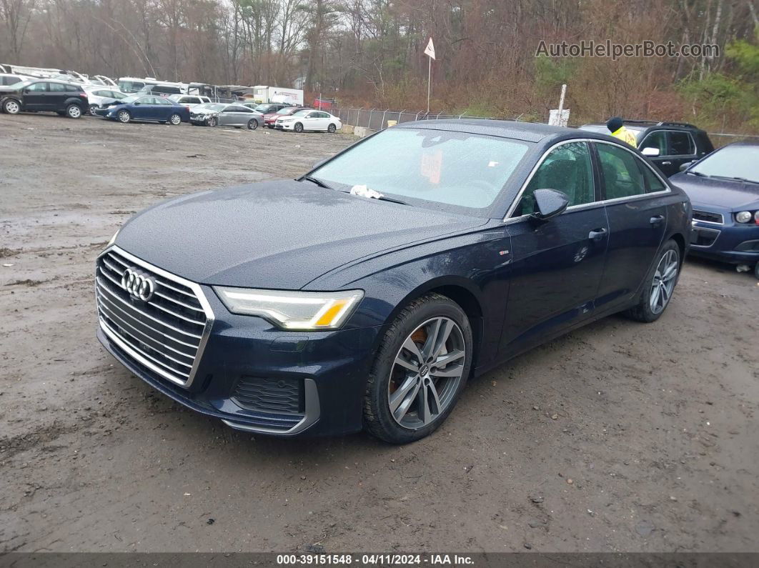 2019 Audi A6 55 Premium Синий vin: WAUL2AF24KN089046