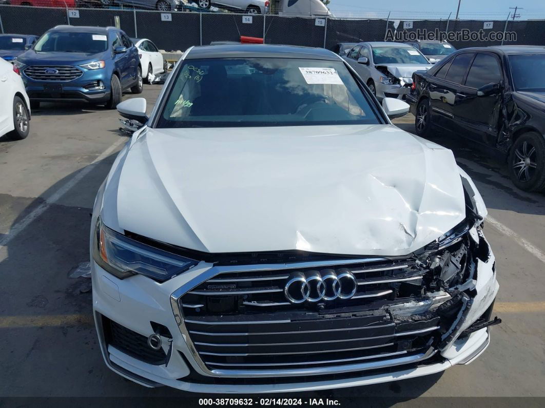 2019 Audi A6 55 Premium White vin: WAUL2AF24KN091878